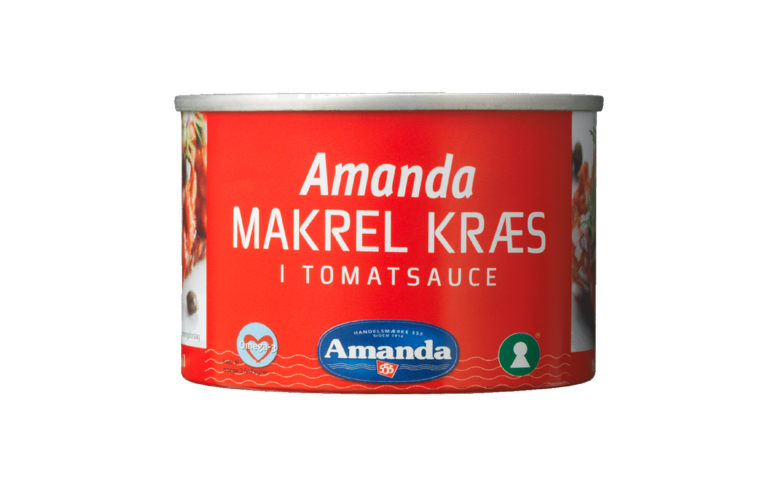 Amanda Makrel Kræs i tomato sauce 190g