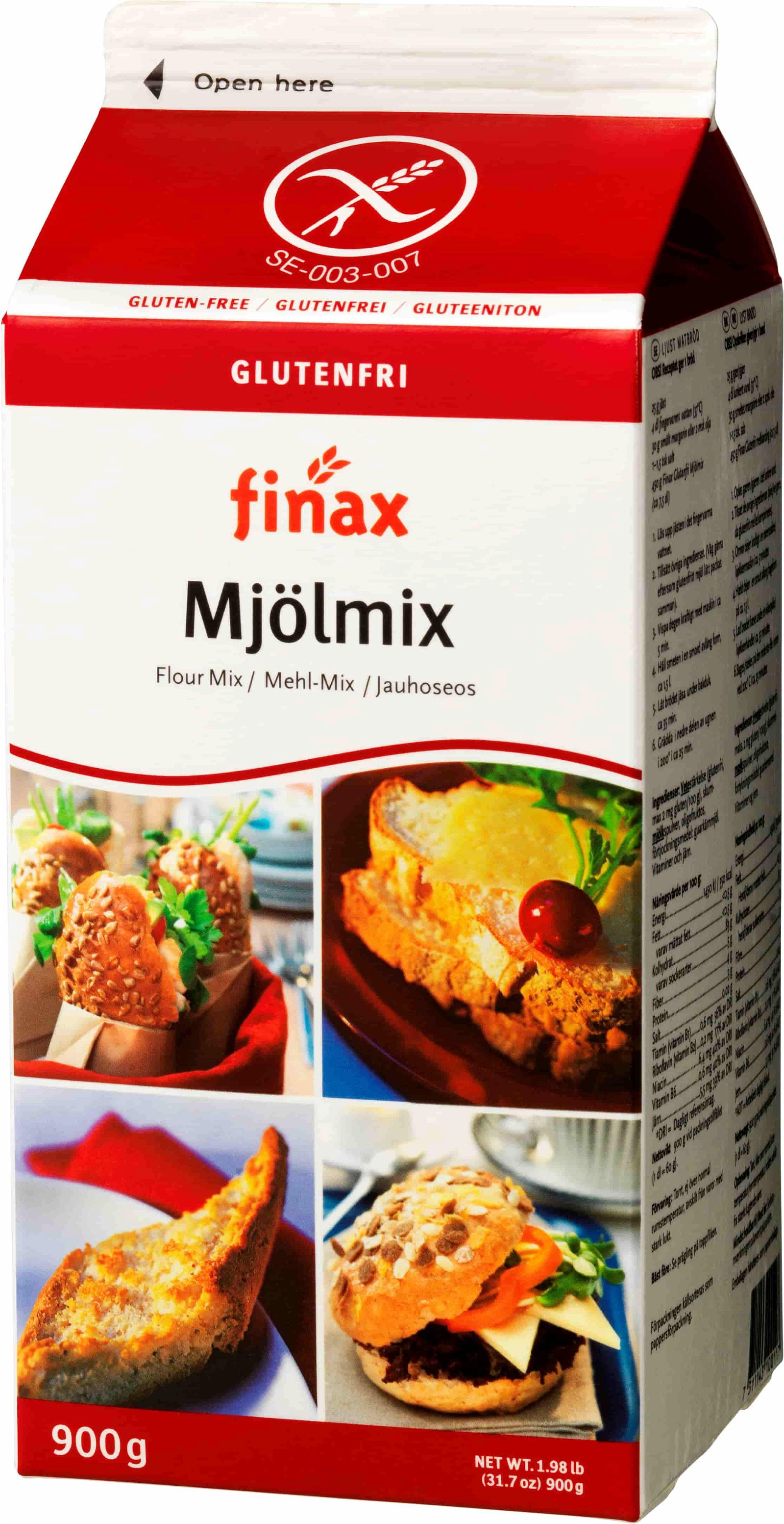 Finax red - glutenfree flour  900g