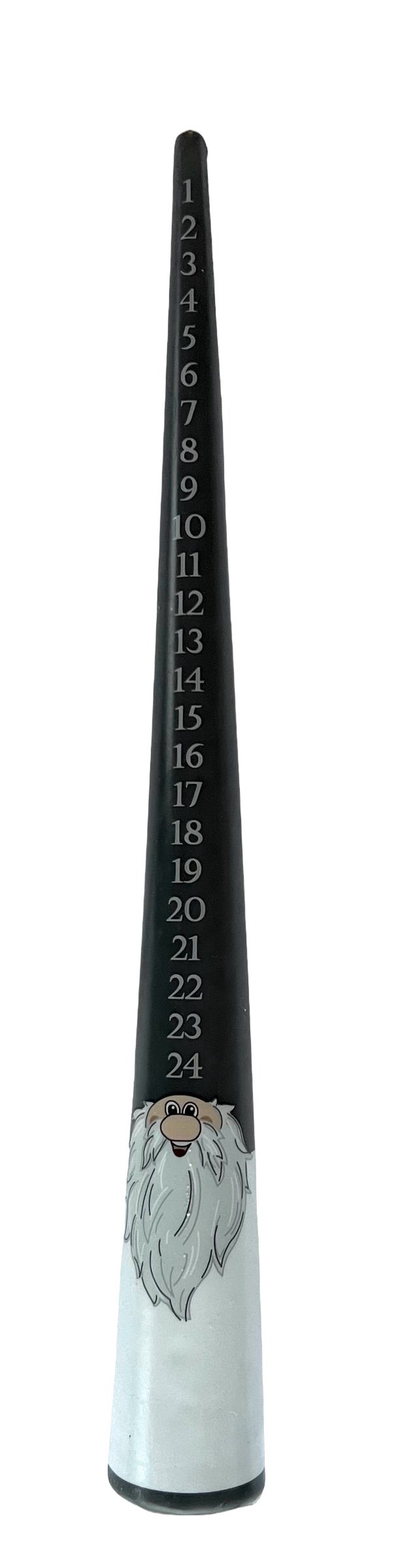 Gray calendar candle, 39 cm