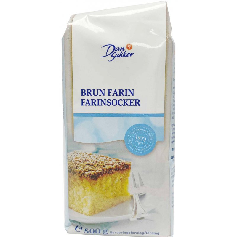 DanSukker Brun Farin 500 g