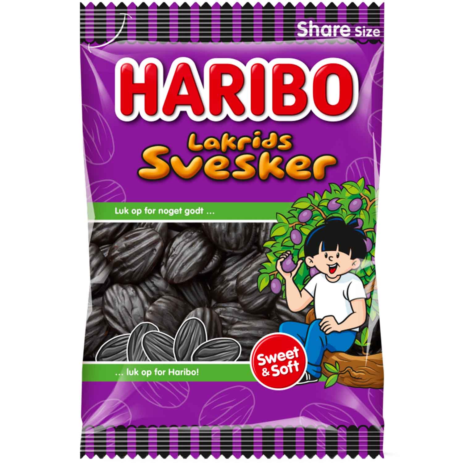 Haribo Lakrids Svesker 375 g