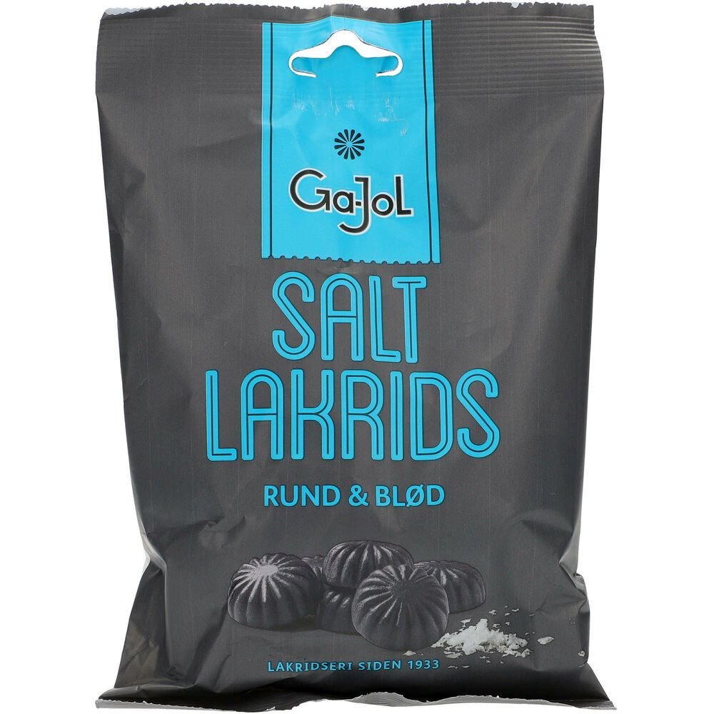 Ga-jol Salt Lakrids rund & blød 140g