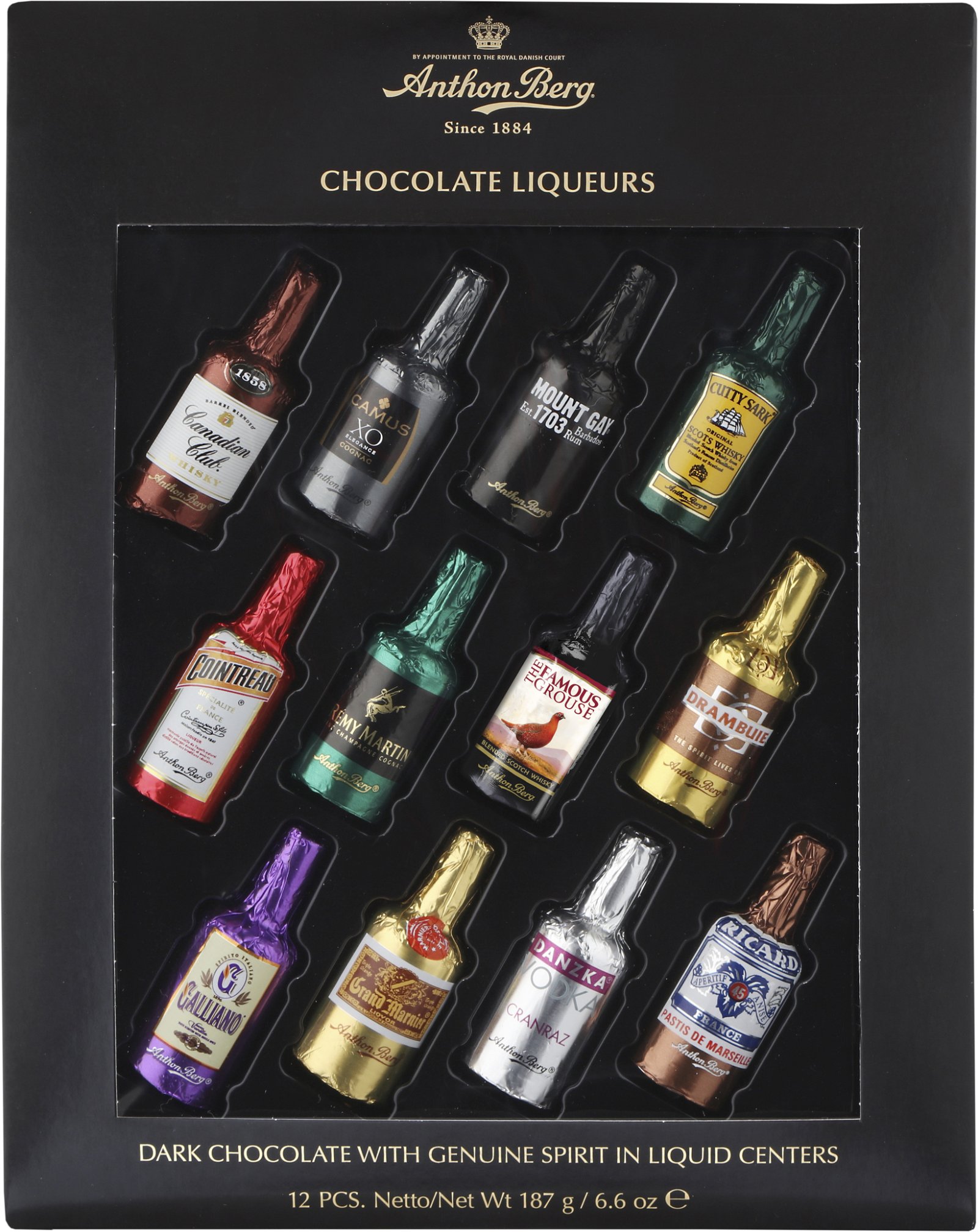 Anthon Berg Chocolate Liqueurs 187g