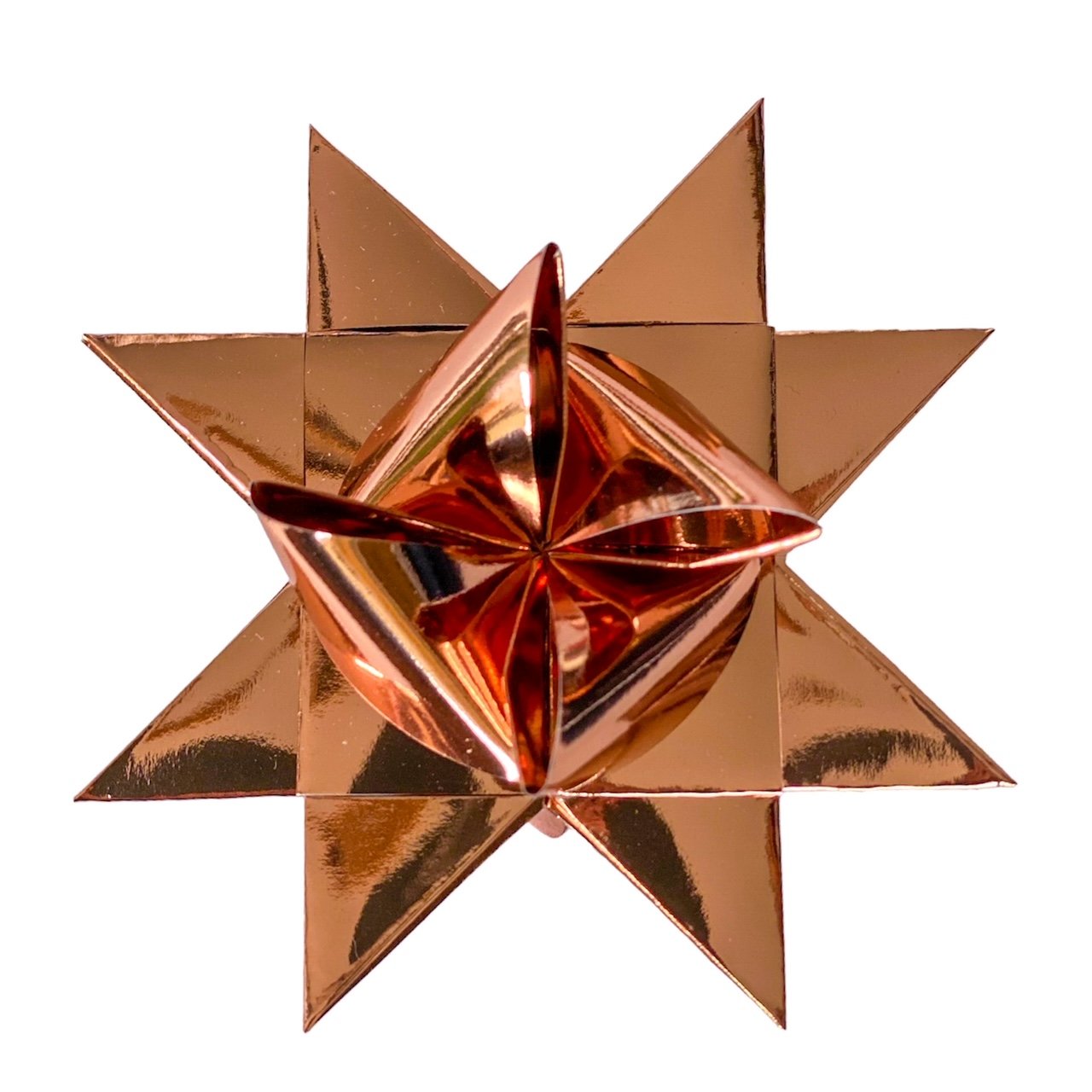 Paper strips for stars - copper