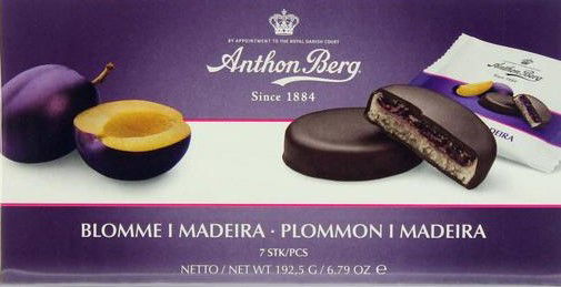 Anthon Berg Pflaume in Madeira 192,5 g