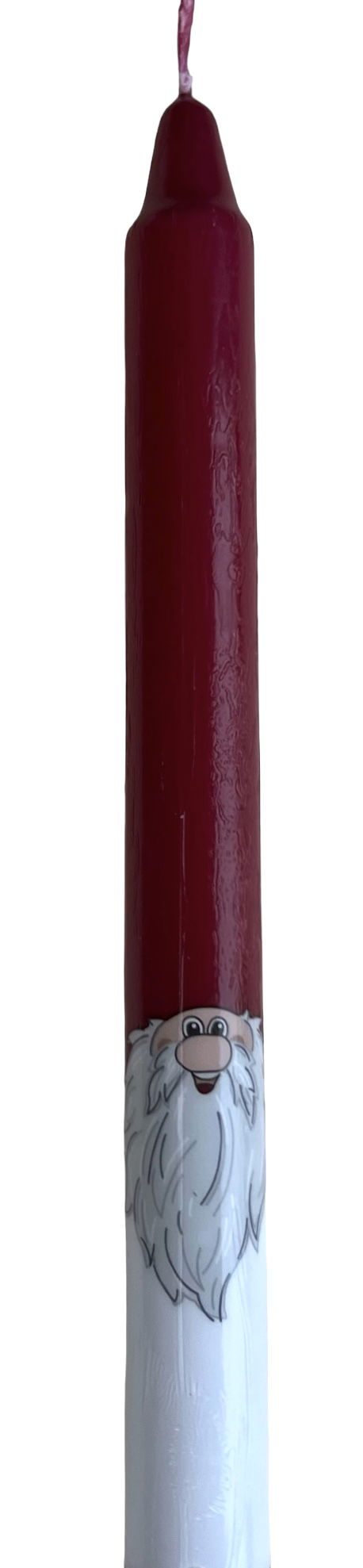 Red "Nisse" candle, 24 cm