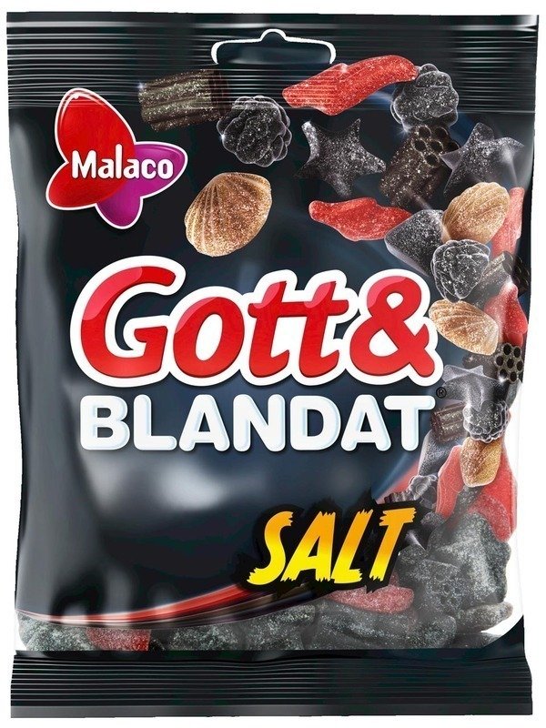 Malaco Godt & Blandet Salt Mix 325 g