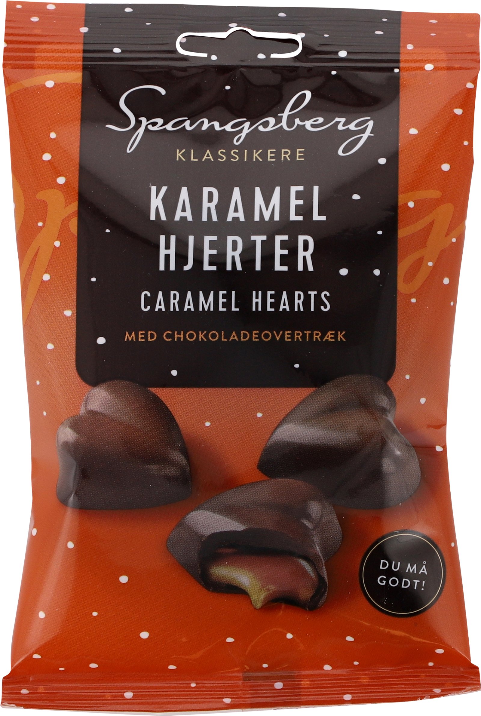 Spangsberg Caramel Hearts 250g