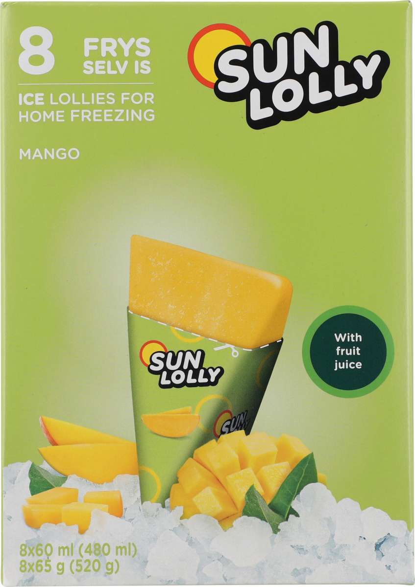 Sun Lolly Mango 8 stk