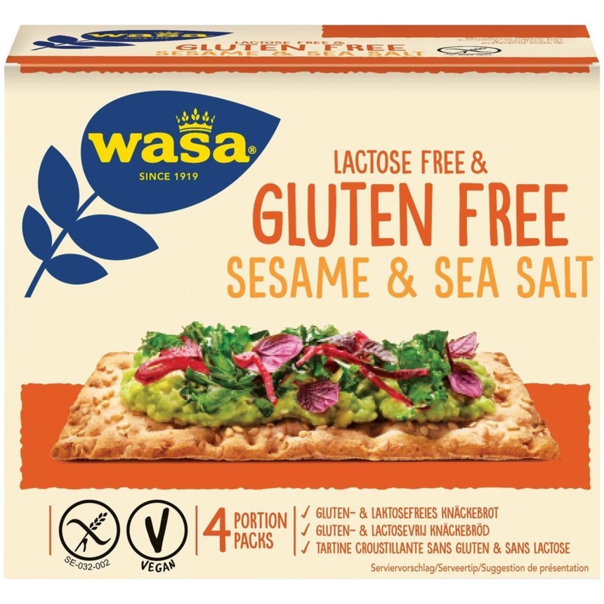 Wasa Crispbread Sesame & Seasalt gluten free 240g