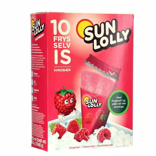 Sun Lolly Raspberry 8-pk