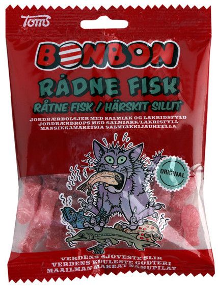 Bonbon Rådne Fisk 125 g