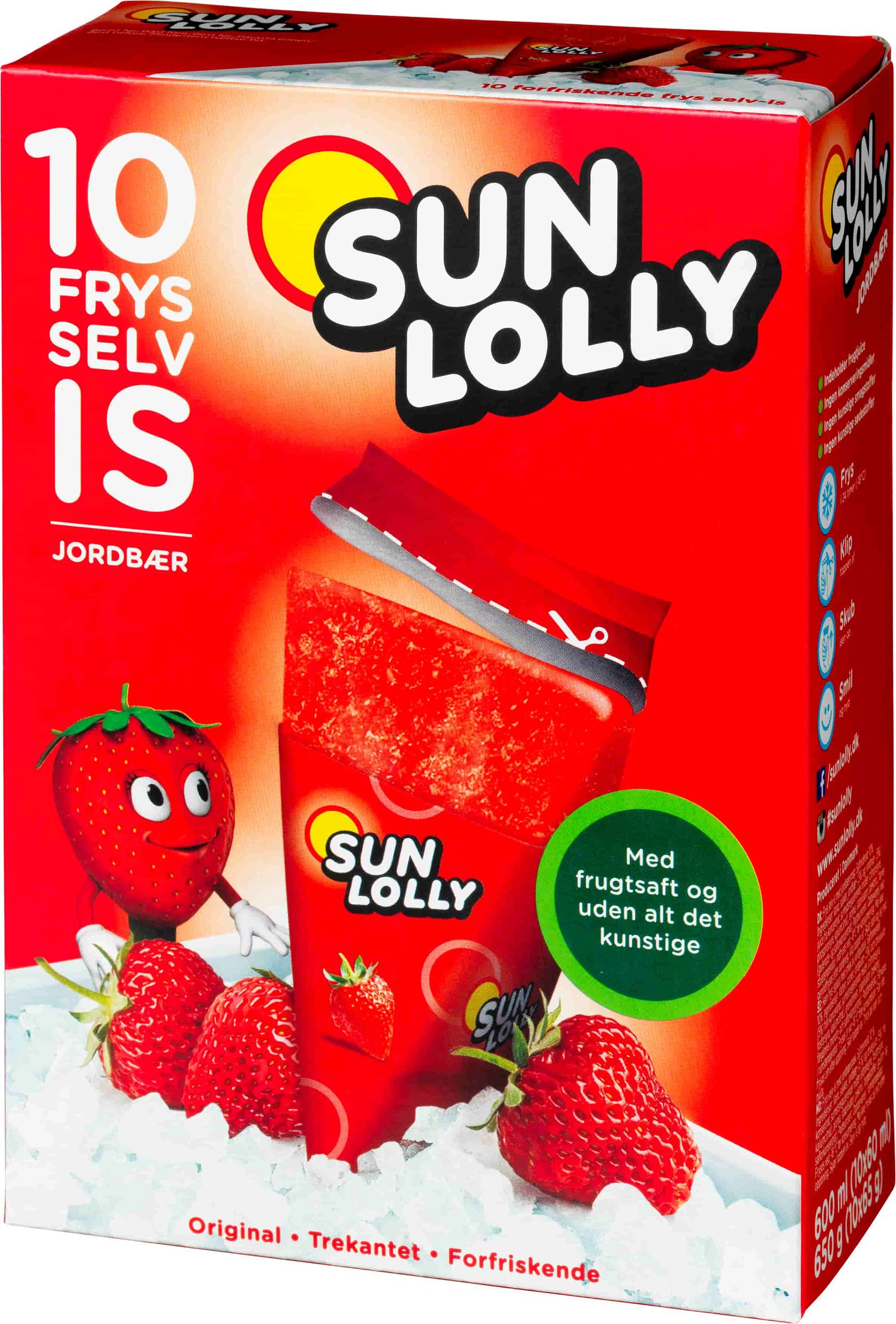 Sun Lolly Strawberry 8 pcs