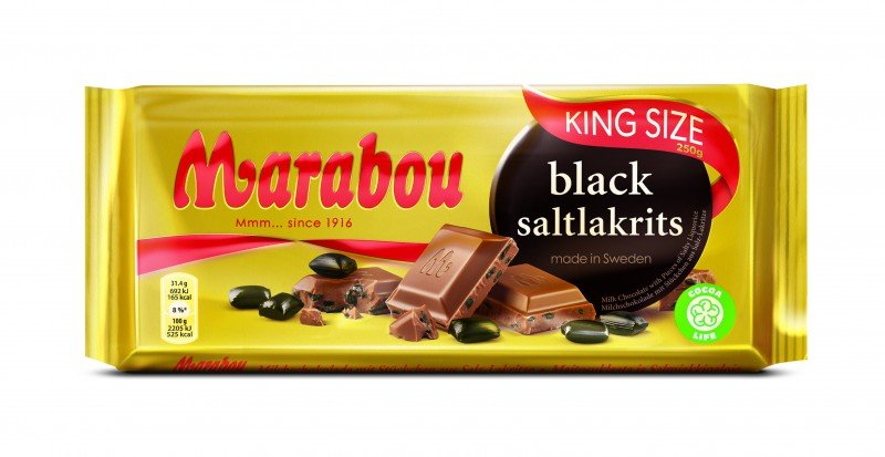 Marabou Black Saltlakrits 220 g