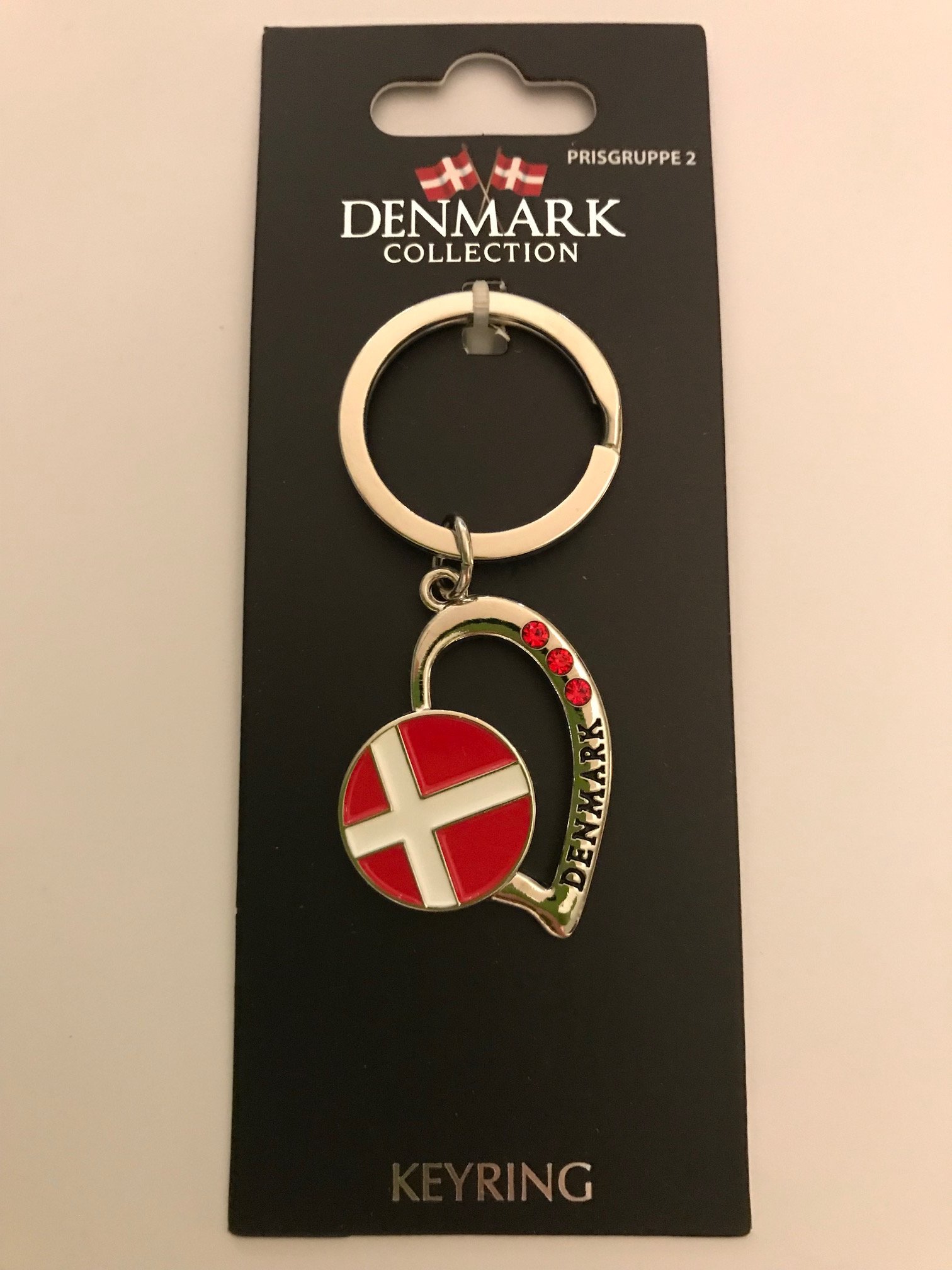 Key ring with heart