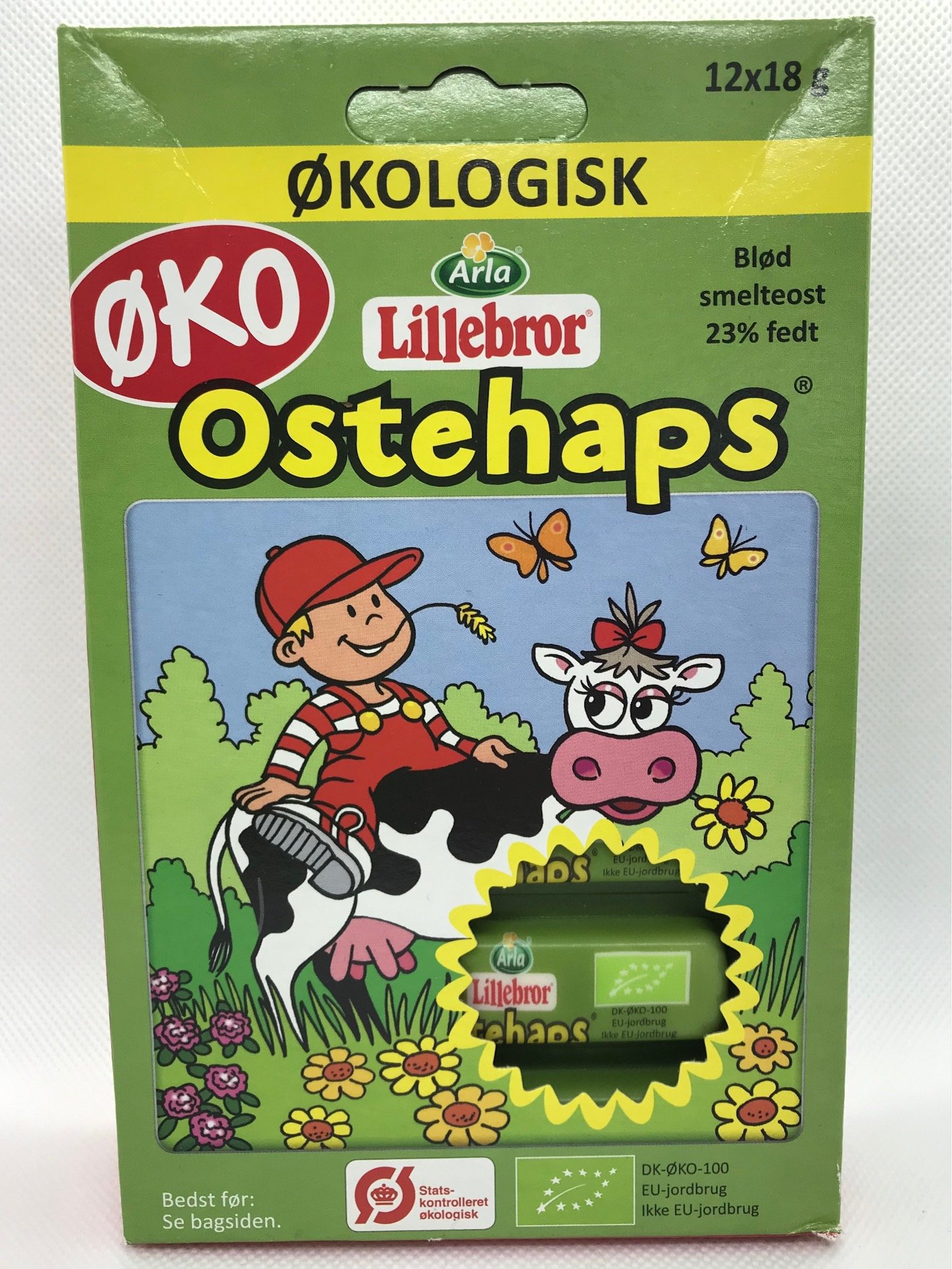 Arla Lillebror ostehaps - organic 12x18g