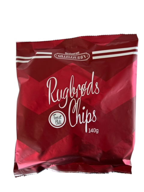 Gilleleje Rugbrøds Chips Tomat & Chili 140g